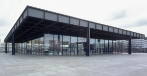 La Neue Nationalgalerie di Berlino ultimo progetto di Mies van der Rohe