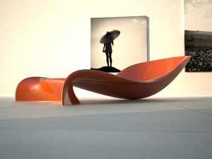 Le sinuose forme di Panton Chaise Lounge