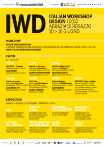 Italian Workshop Design 2012