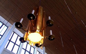 Interni e particolari dell'Illuminazioni nella Chiesa di Helsinki
