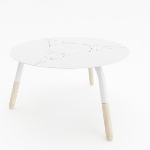 Tavolino Fractal Bianco 1