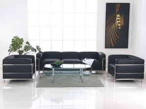 Le Corbusier LC3 Armchair - Black Leather 3