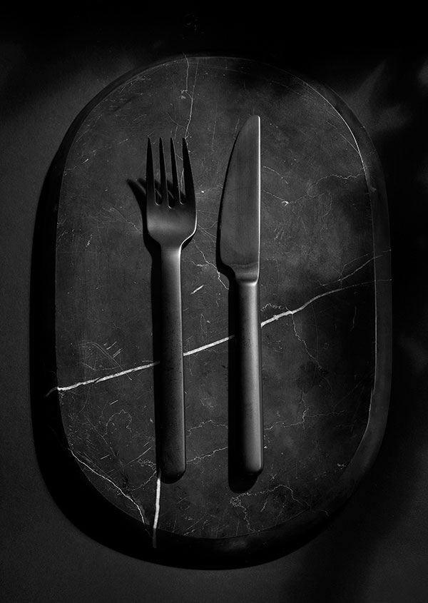 Cutlery in black di Norm.Architect