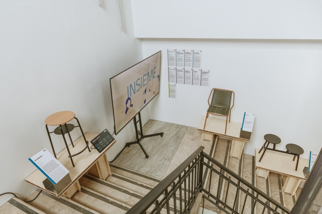 Allestimento della mostra XXIX Compasso d’Oro ADI al MAXXI