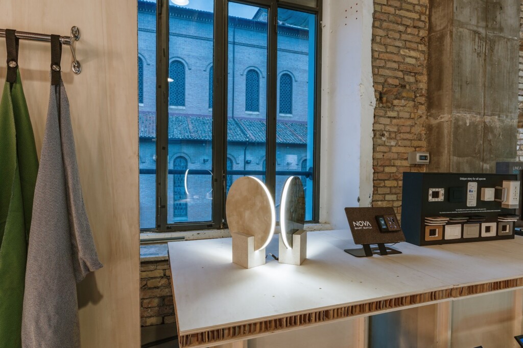 Allestimento della mostra XXIX Compasso d’Oro ADI al MAXXI