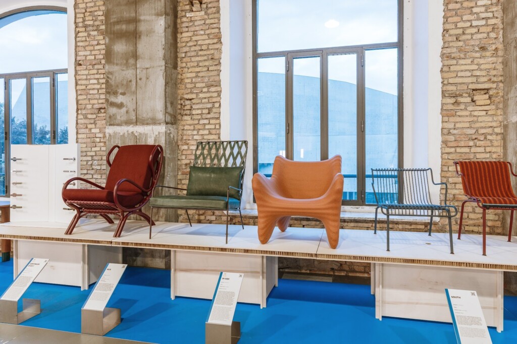 Allestimento della mostra XXIX Compasso d’Oro ADI al MAXXI